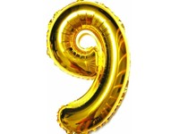 XXL 100cm Riesen Gold Hochzeit Geschenk Helium Zahl 0 Folienballon Party Deko