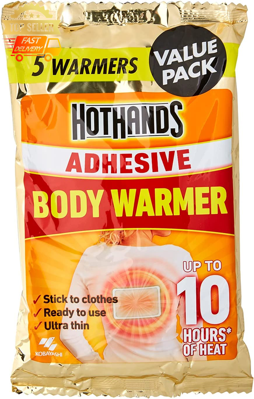 10 Body Warmers, 10-Hour Adhesive Heating Pads, Portable Air Activated Heat