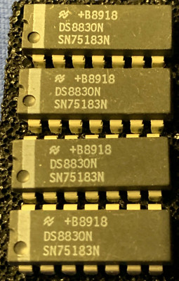 DS8830N SN75183N NSC 8830N IC VINTAGE 1989 14-Pin DIP RARE COLLECTIBLE LAST ONE