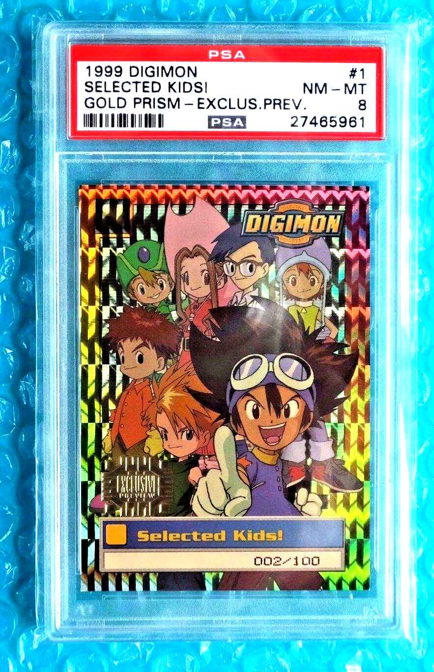 Digimon SELECTED KIDS 1 Gold Prism Holo Exclusive Preview Digimon SELECTED KIDS 1 Gold Prism Holo Exclusive Preview