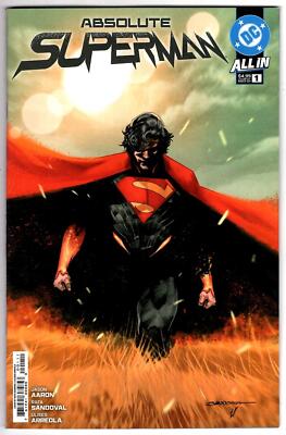 ABSOLUTE SUPERMAN #1 A MAIN 1st PRINT 1st ISSUE COLLECTORS ITEM AARON SANDOVAL