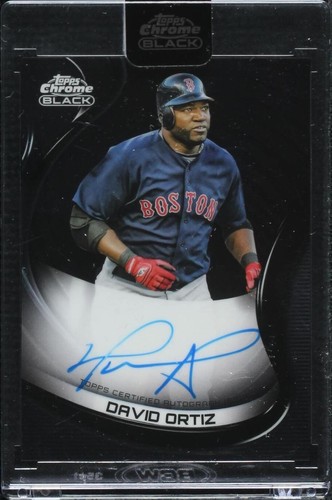 2022 Topps Chrome Black - David Ortiz #CBA-DO