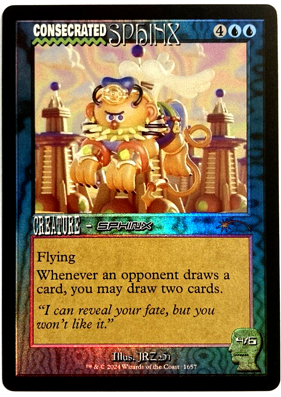 MTG Consecrated Sphinx RAINBOW FOIL Brain Dead Secret Lair