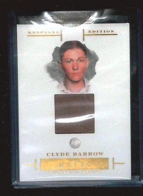 2023 Keepsake Edition Clyde Barrow Relic & Gem
