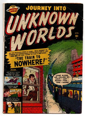 JOURNEY INTO UNKNOWN WORLDS #4 3.0 PRECODE ATLAS 1951 CREAM/OFF-WHITE PAGES