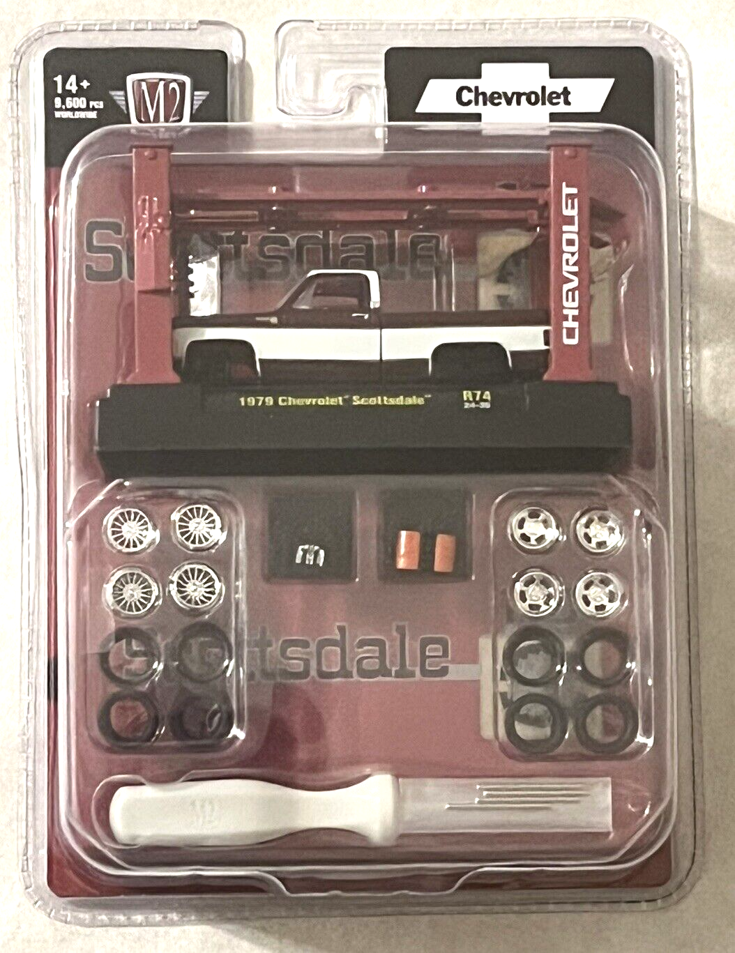 M2 Machines 1979 CHEVROLET SCOTTSDALE Truck Model Kit R74 ~ Scottsdale 10 ~  NIP