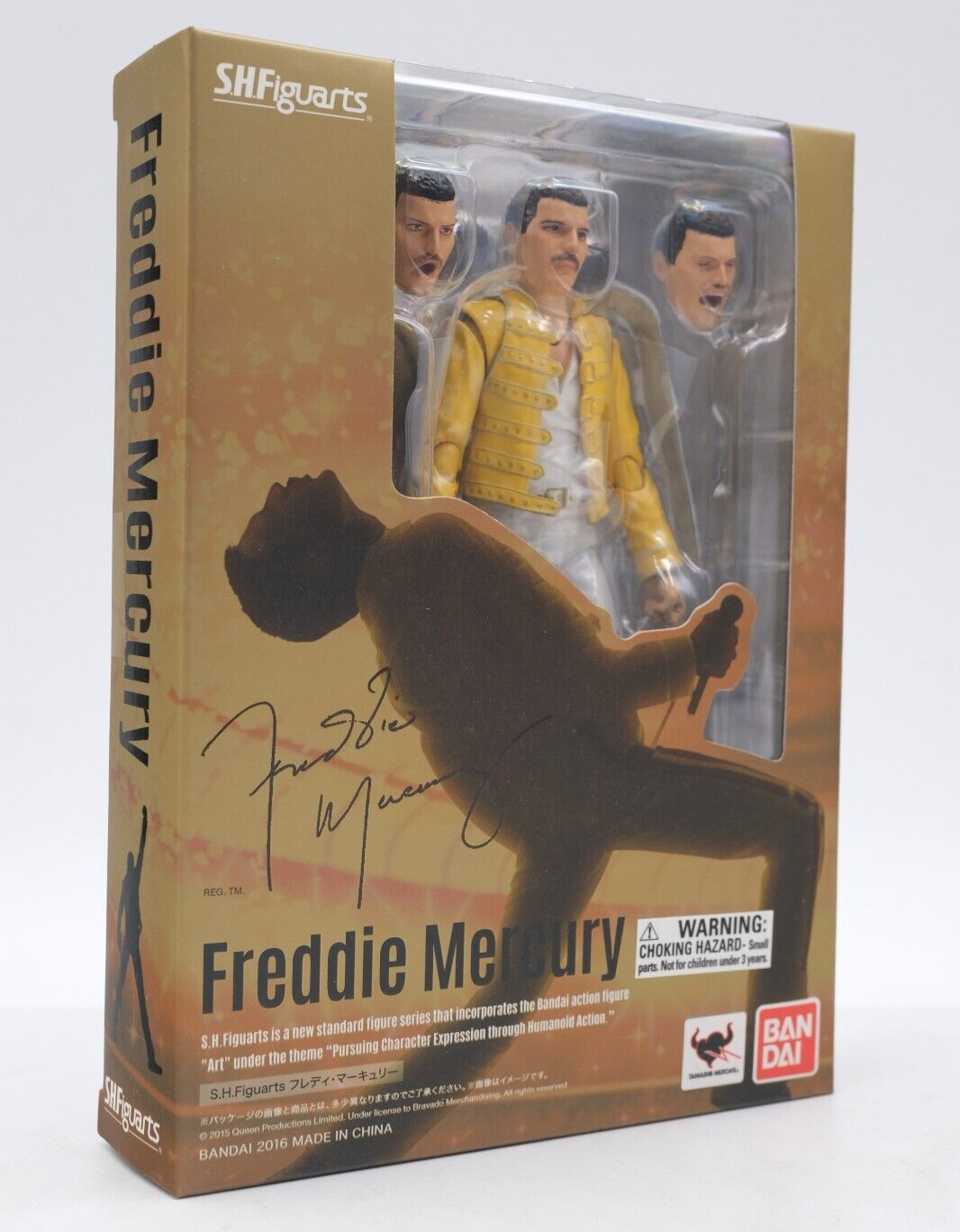 BANDAI Freddie Mercury フィギュア Amazon.com: S.H.Figuarts Freddie Mercury 