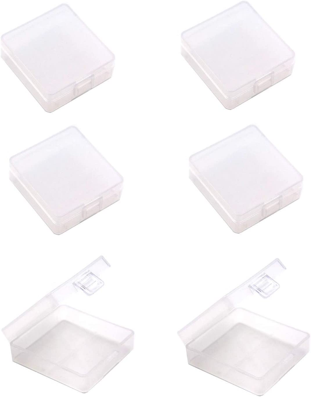 (Pack of 6) 9V Battery Storage Case 9 Volt Battery Storage Box 9 Volt Battery