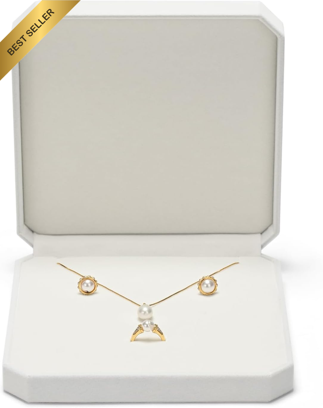 Cream Velvet Multifunctional Jewellery Boxorganiser for Earrings, Necklaces & Ri