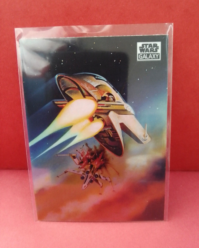 2022 Topps Star Wars Chrome Galaxy Boba Fett Refractor NÂ°18 Art By Joe Devitto