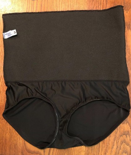 Heavenly Secrets Shapewear Size 4X High Waist Tummy Control Brief Black 4668X
