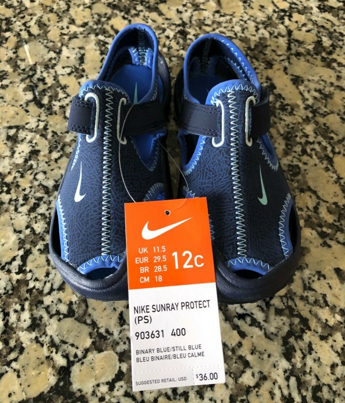 nike sunray sandals size 11