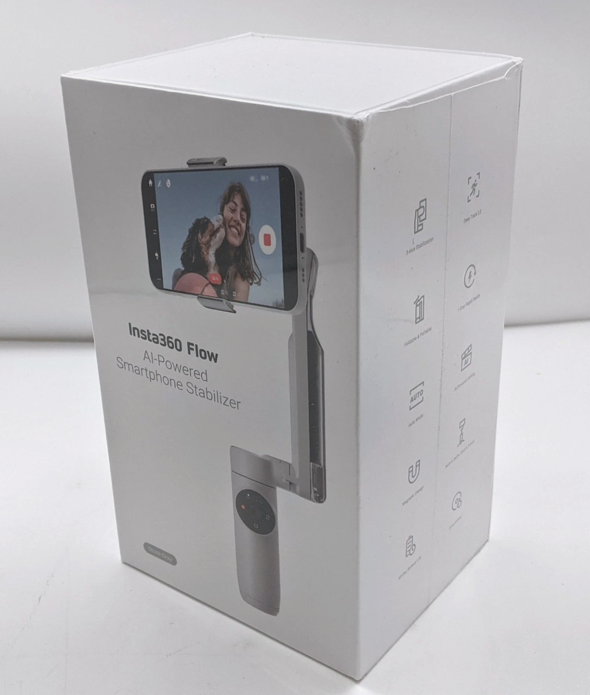 Insta360 Flow （Stone Gray） Amazon.com: Insta360 Flow 2 Pro 3-Axis AI-Powered Smartphone