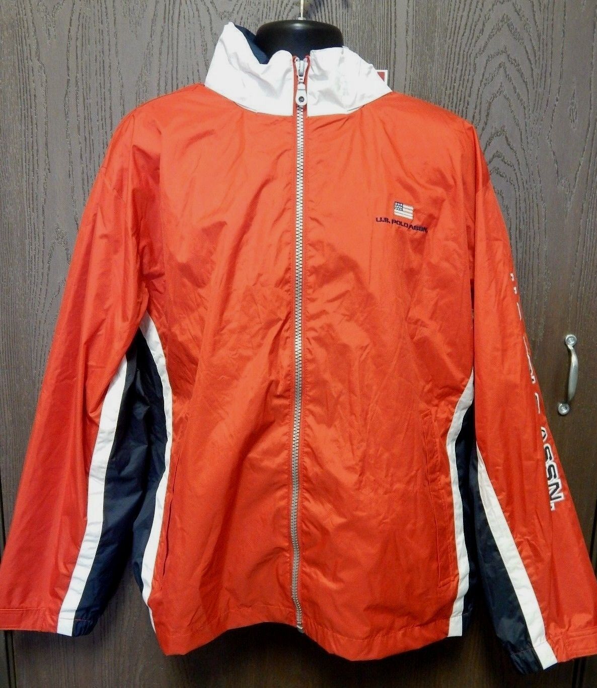 U.S. Pollo Assn. Plyester Zip Up Jacket with Hood in Collar