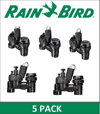 5-Pack of Rainbird JTV/ASF-100 Anti-Siphon Jar Top Sprinkler Valves