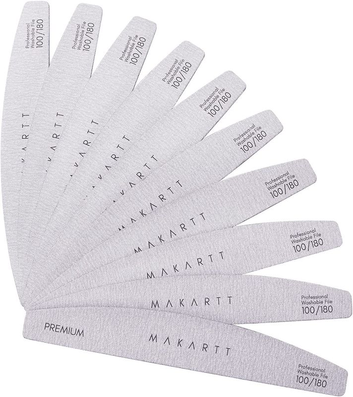 Professional Double Sided Nail Files Manicure 100/180 Grit S