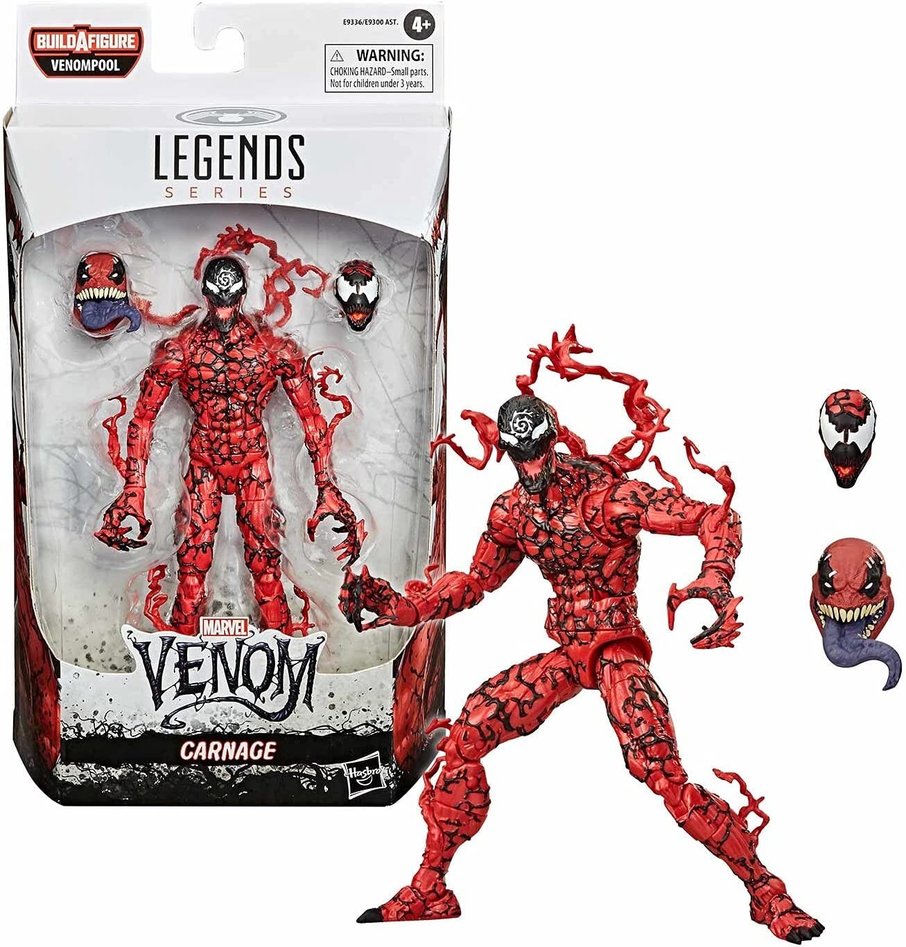 Hasbro Marvel Legends Series CARNAGE Venom 6in. figure from Hasbro Marvel Legends Series CARNAGE Venom 6in. figure from