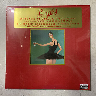 Kanye West My Beautiful Dark Twisted Fantasy 3 LP Vinyl Kanye West My Beautiful Dark Twisted Fantasy 3 LP Vinyl