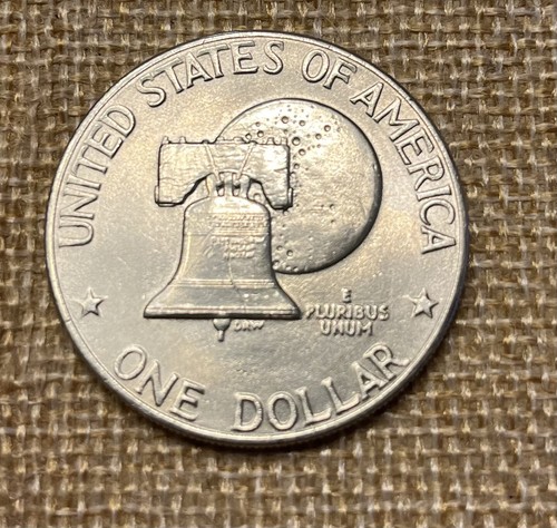 1776-1976 No Mint Mark Type 2 -Eisenhower Bell Moon Dollar