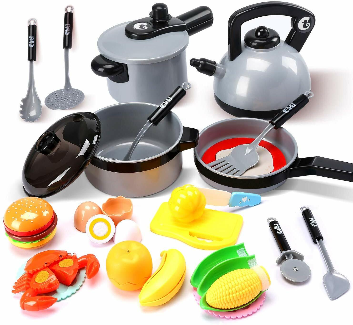 kids cooking set real