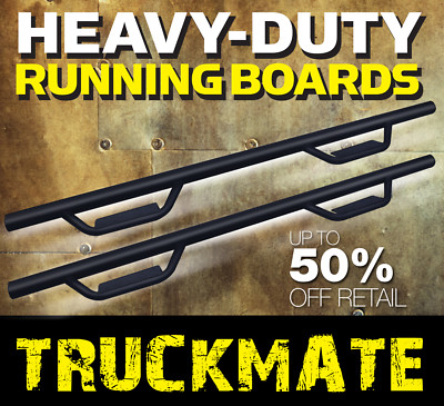 Foot Rail fit 15-22 Chevy Colorado Crew Cab Running Boards Nerf Bars Side Steps