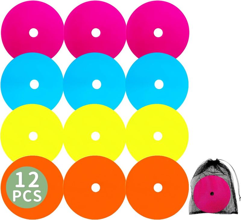Flat Cones, Soccer Cones, Spot Markers, Field Court Markers, Sit Spots, Flat Dis