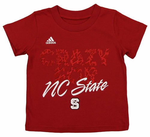 Футболка Adidas NCAA Toddlers North Carolina State Crazy Primary, красная