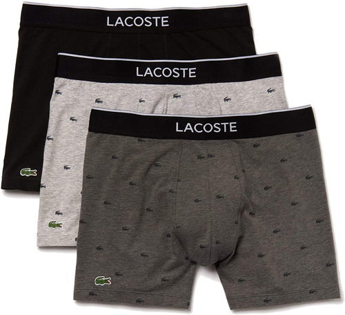 

Набор из 3 трусов-боксеров Lacoste Black/Pitch Chine/Silver, Black/pitch chine/silver chine