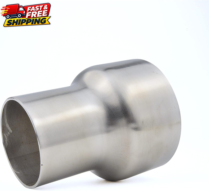 1 Pack 2 in ID to 3 in OD Stainless Steel Exhaust Adapter Pipe Connector Set
