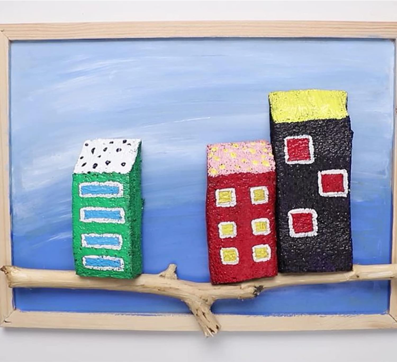 12 Pack Rectangle Styrofoam Blocks, 8 x 4 x 2 Inches Foam Blocks Craft Foam Bloc