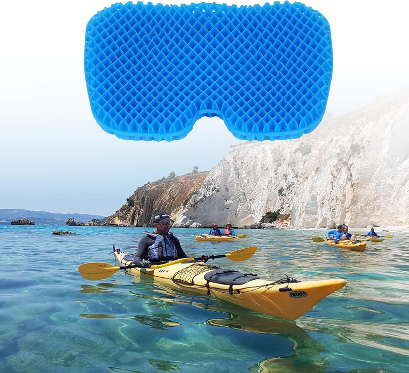 Seat Cushion,waterproof Gel Boat Canoe Rowing Stadium Pad For Si