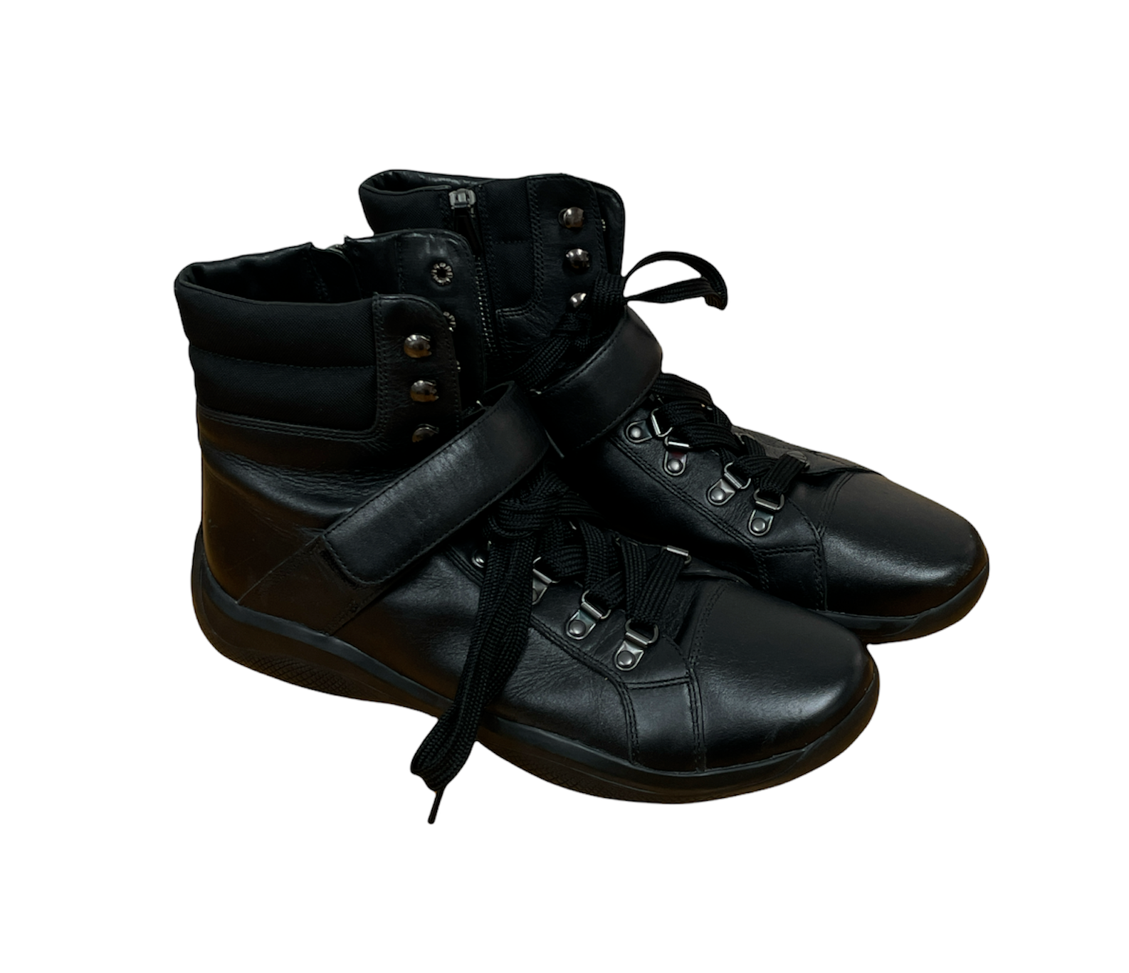 PRADA High-top Sneakers Shoes 4T 2765 US 8 MENS *USED* | eBay PRADA High-top Sneakers Shoes 4T 2765 US 8 MENS *USED* | eBay