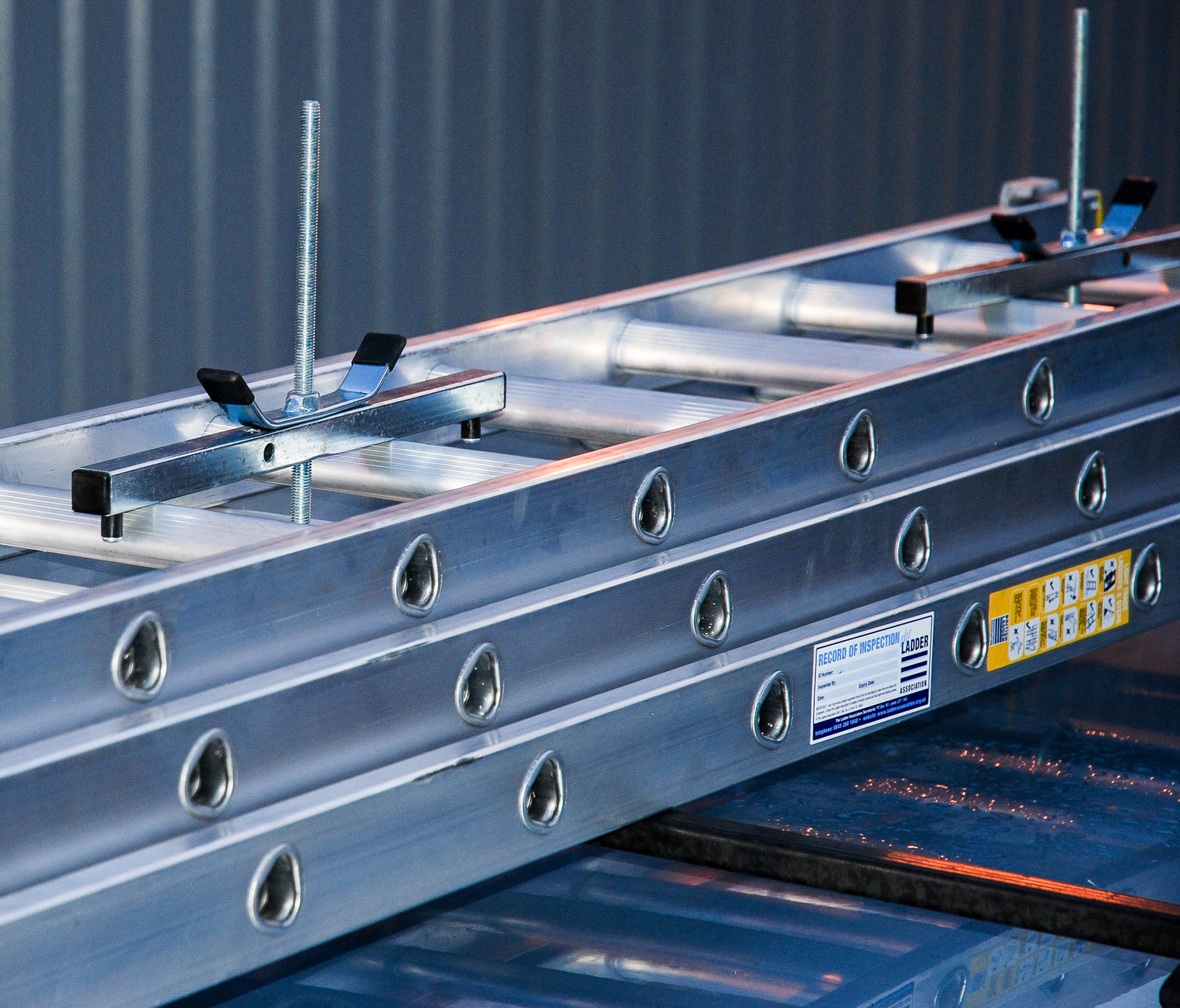 TB Davies Universal Roof Rack Ladder Clamps All Car/Van Racks Pair