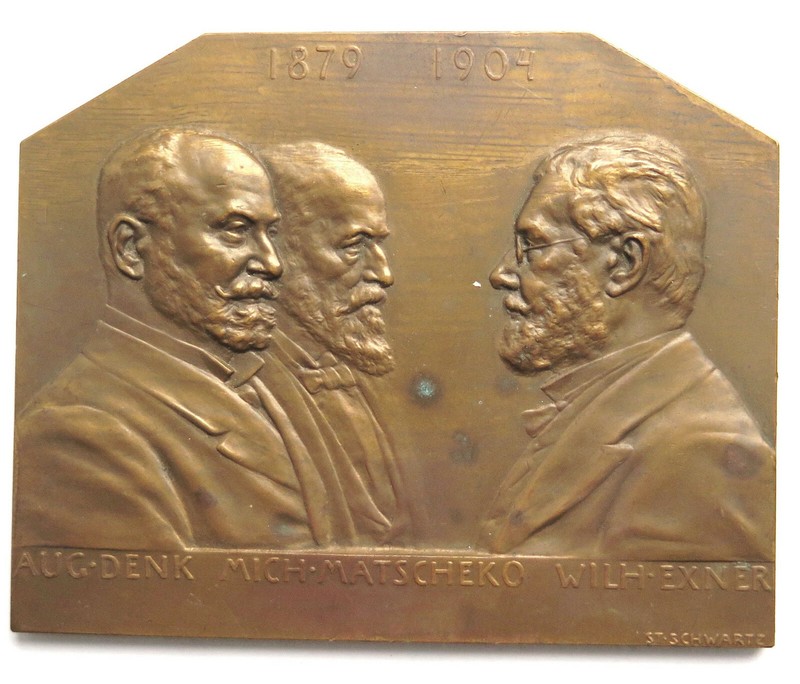 [R2138] Med. 1904, 25 AnnÃ©Es Verstaatlichung De Gewerbemuseums, Sign.Schwartz