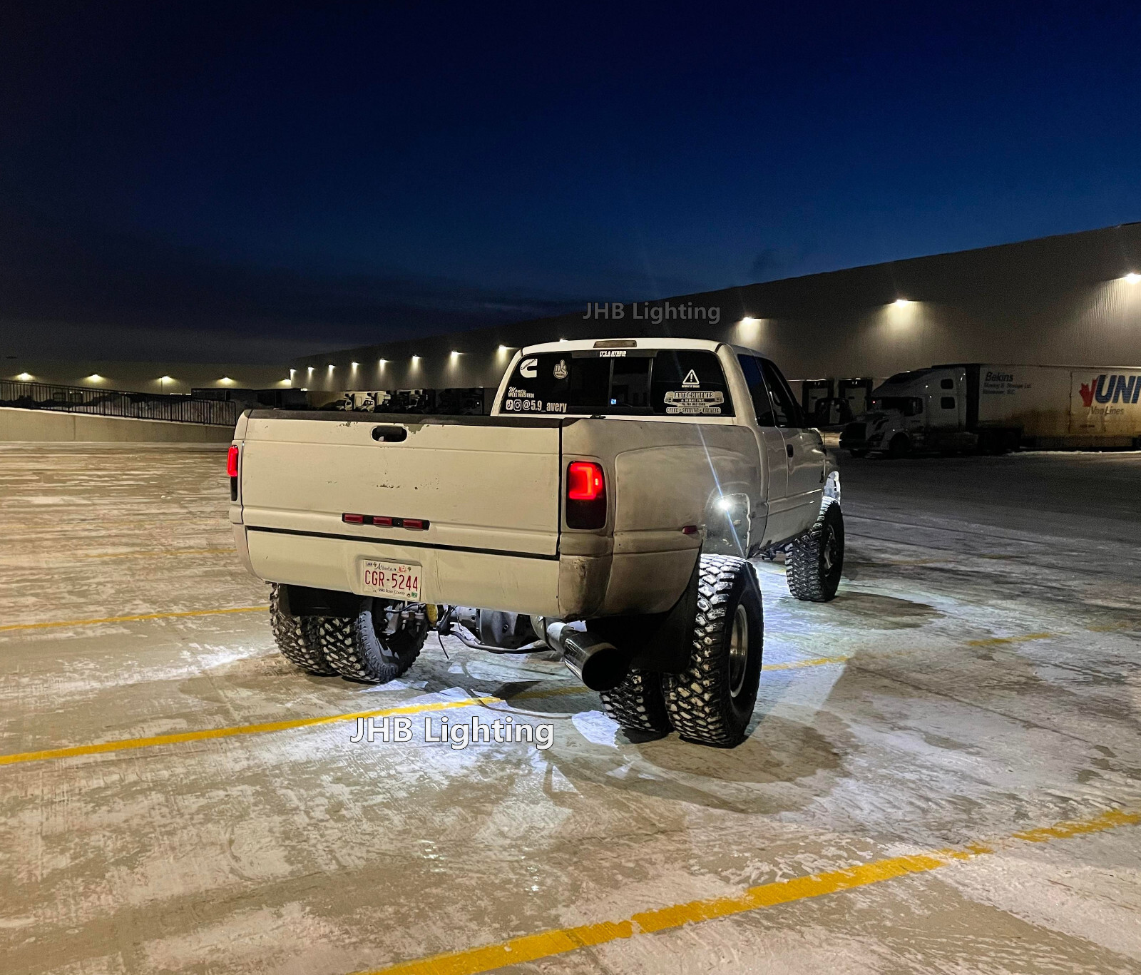 JHB Brightest Pure WHITE 16Pods Set Trucks Sandtoys Undercar LED Rock Lights KIT