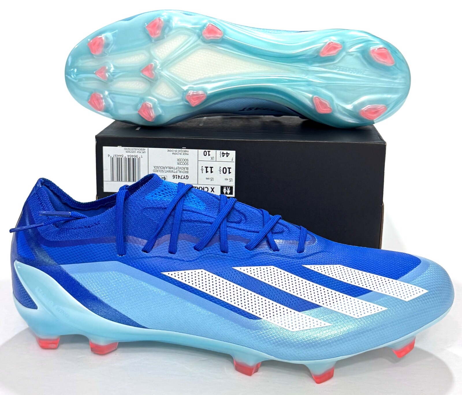 シューズ adidas X CRAZYFAST.1 AG 27.0 adidas X Crazyfast .1 FG Pearlized - Footwear White Kids