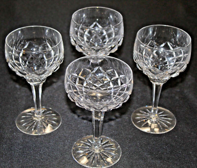 Swedish Eugene Pattern Set Of 3 Water & 1 Crystal Champagne Glasses