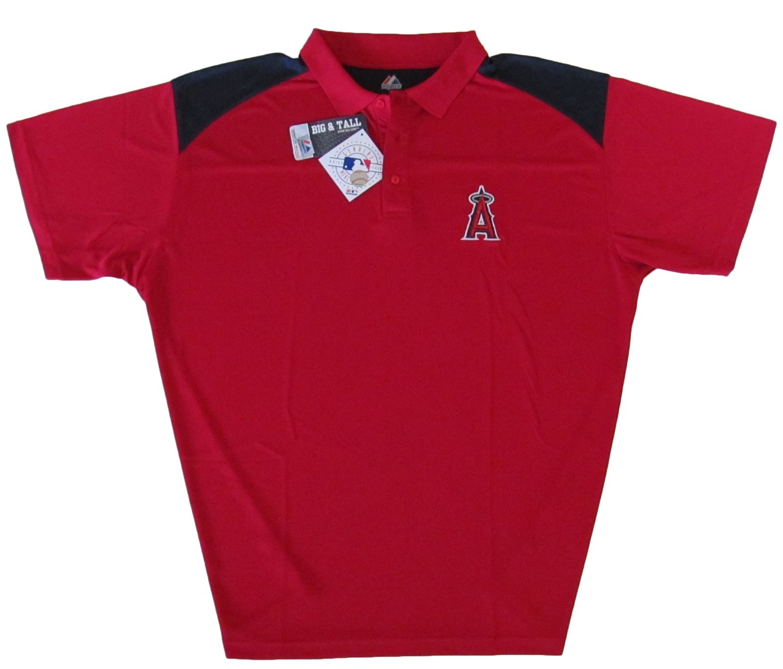【お1人様1点限り】 Los Angeles Angels Men's MLB Polo by Majestic - Size 3X,4X ナイキ