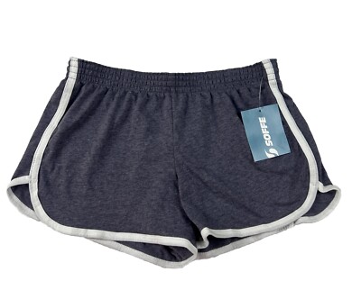 Soffe Junior's Authentic Shorts Cheer Low Rise Shorts Size XS Grey Heather NWT