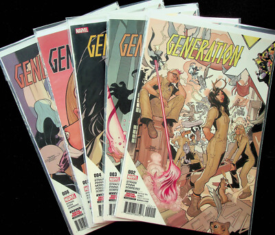 Generation X #2-6 (May-Sep 2017, Marvel) - 5 comics - Near Mint