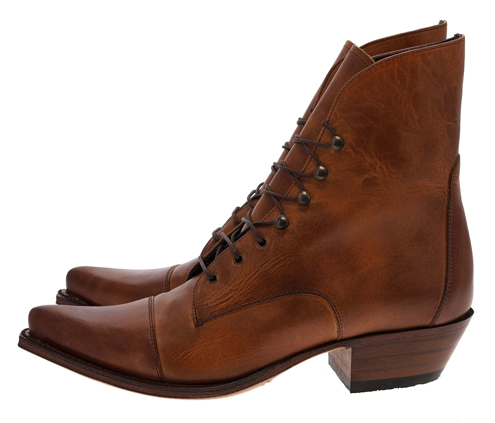 SENDRA SENDRA BOOTS 2699 TANG DAMEN STIEFELETTE SCHNÜRSTIEFEL BRAUN