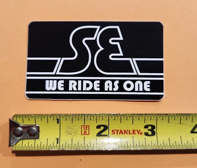 SE RACING ( WE RIDE AS ONE ) AUTHENTIC DECAL
