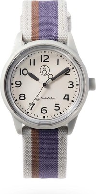 Q&Q by CITIZEN Q & Q R01A-002JK Smilesolar Solar men Watch Titanium in Box NEW