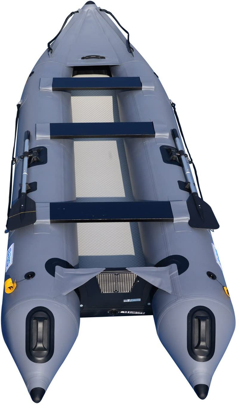 14.1Ft Inflatable Boat Inflatable Kayak 3 Person Kayak Canoe Fishing Inflatable