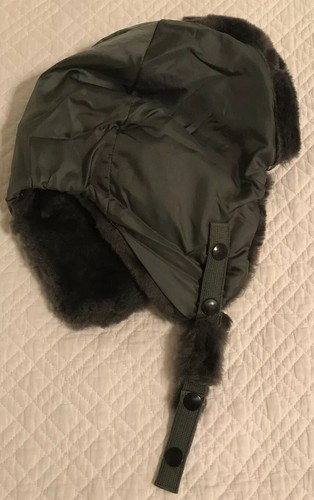 Vintage USAF Military Flyers Winter Cap by Alpha Industries Inc. Size M Medium