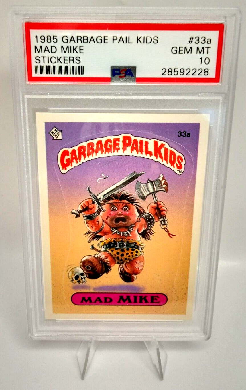 Topps MAD MIKE Garbage Pail Kids Original Series 1 & PSA 10