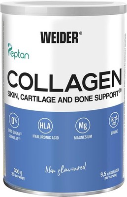 Weider Collagen. With Hyaluronic Acid, Magnesium and Vitamin C. 100% Peptan. Ze