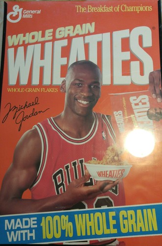 MICHAEL JORDAN 23 Basketball Bulls Wheaties 