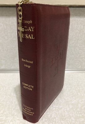 New St. Joseph Sunday Missal : Complete Edition Zippered Faux Leather Cover 1999