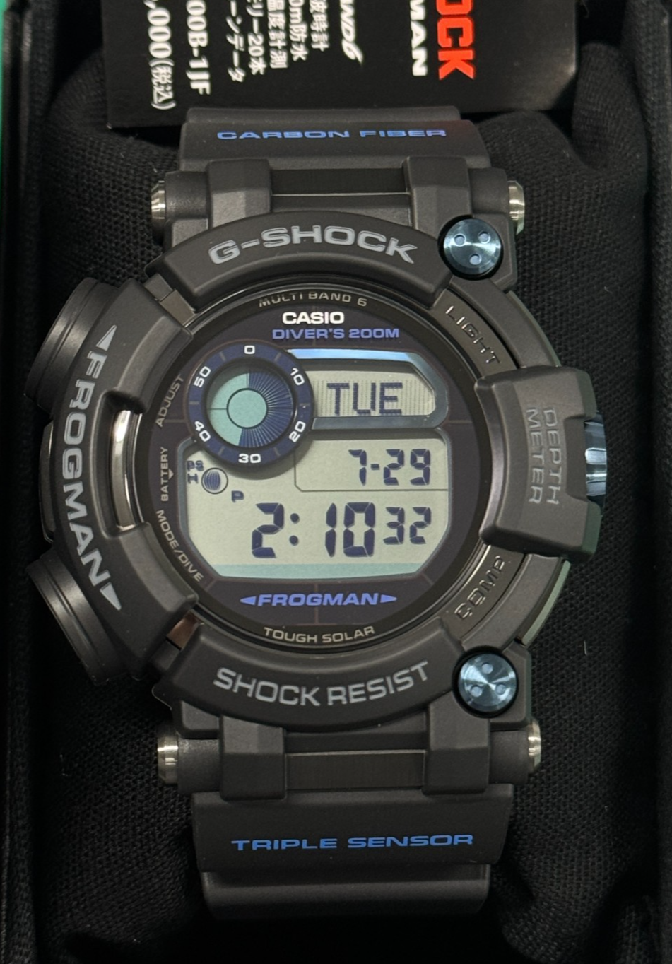【美品】CASIO G-SHOCK FROGMAN GWF-1000B-1JR GWF-A1000-1AJF | CASIO